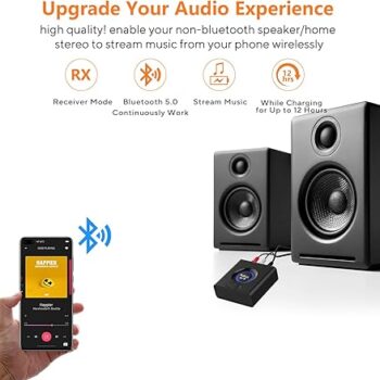 1Mii Bluetooth 5.0 Audio Receiver Wireless Audio Adapter in kenya at mtronics audio shop