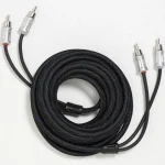 High-quality shielded RCA cables from Mtronics Audio Kenya, featuring gold-plated connectors and EMI/RFI protection for superior audio in 2025. Perfect for turntables and home theaters in Nairobi.